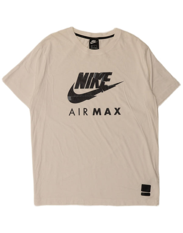 Tricou grafic pentru bărbați Nike Top XL Bumbac alb