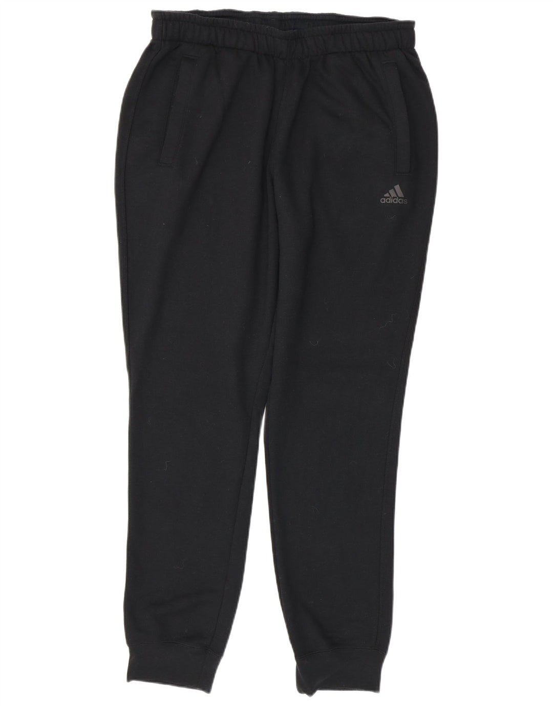 Pantaloni de trening Adidas Climalite pentru bărbați Pantaloni de jogging, mari, negru, poliester