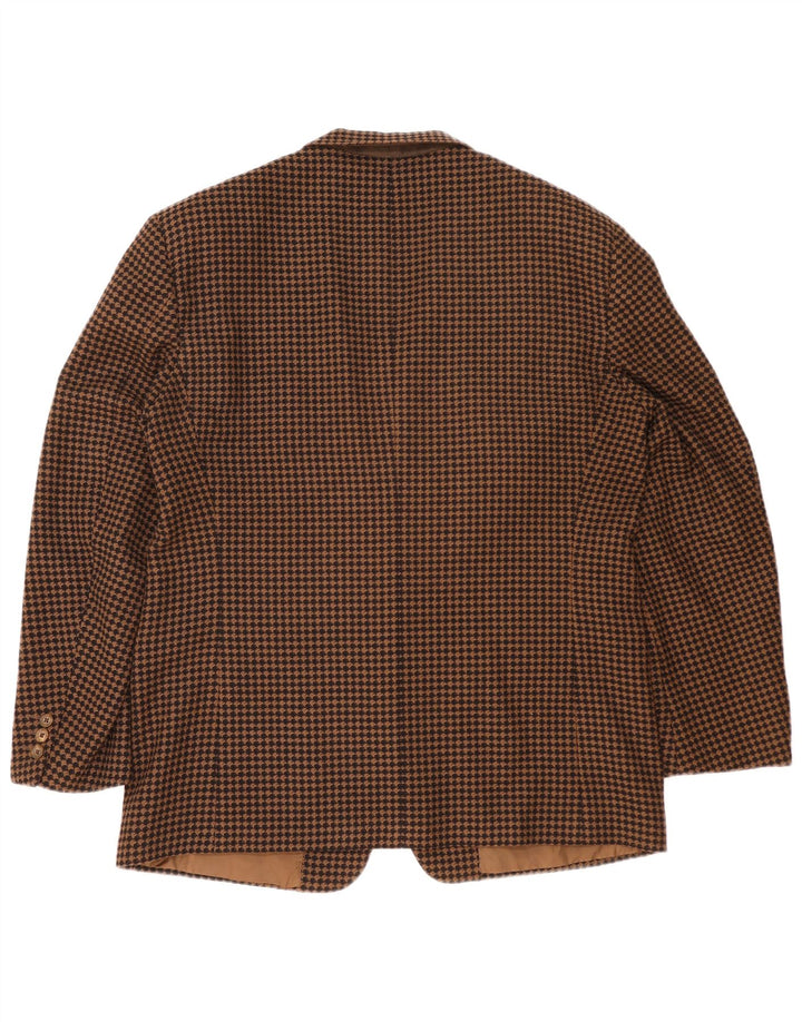 Jachetă pentru bărbați Corneliani cu 2 nasturi IT 56 3XL Brown Houndstooth