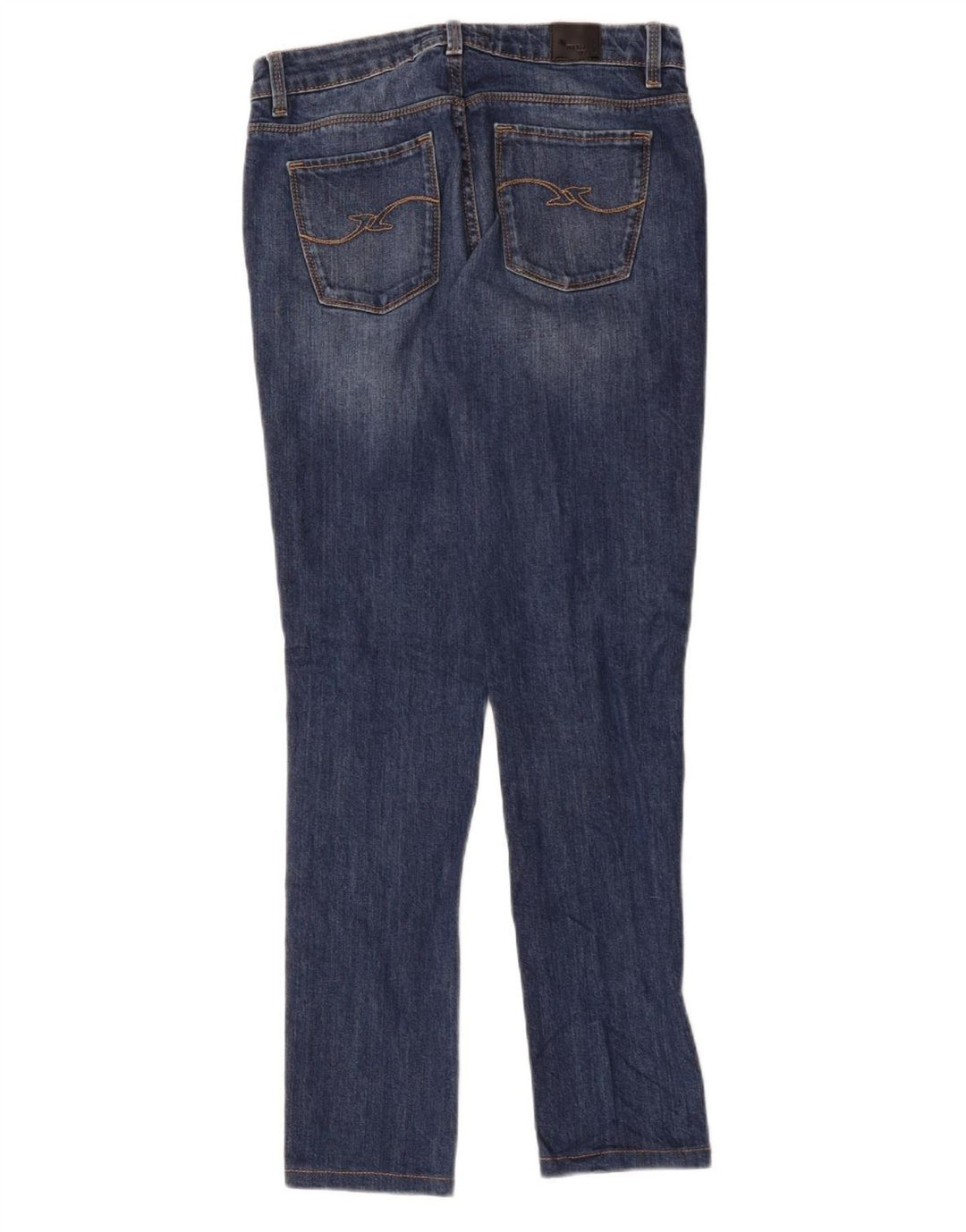 Trussardi Blugi subțiri pentru femei IT 40 Small W26 L29 Bumbac albastru