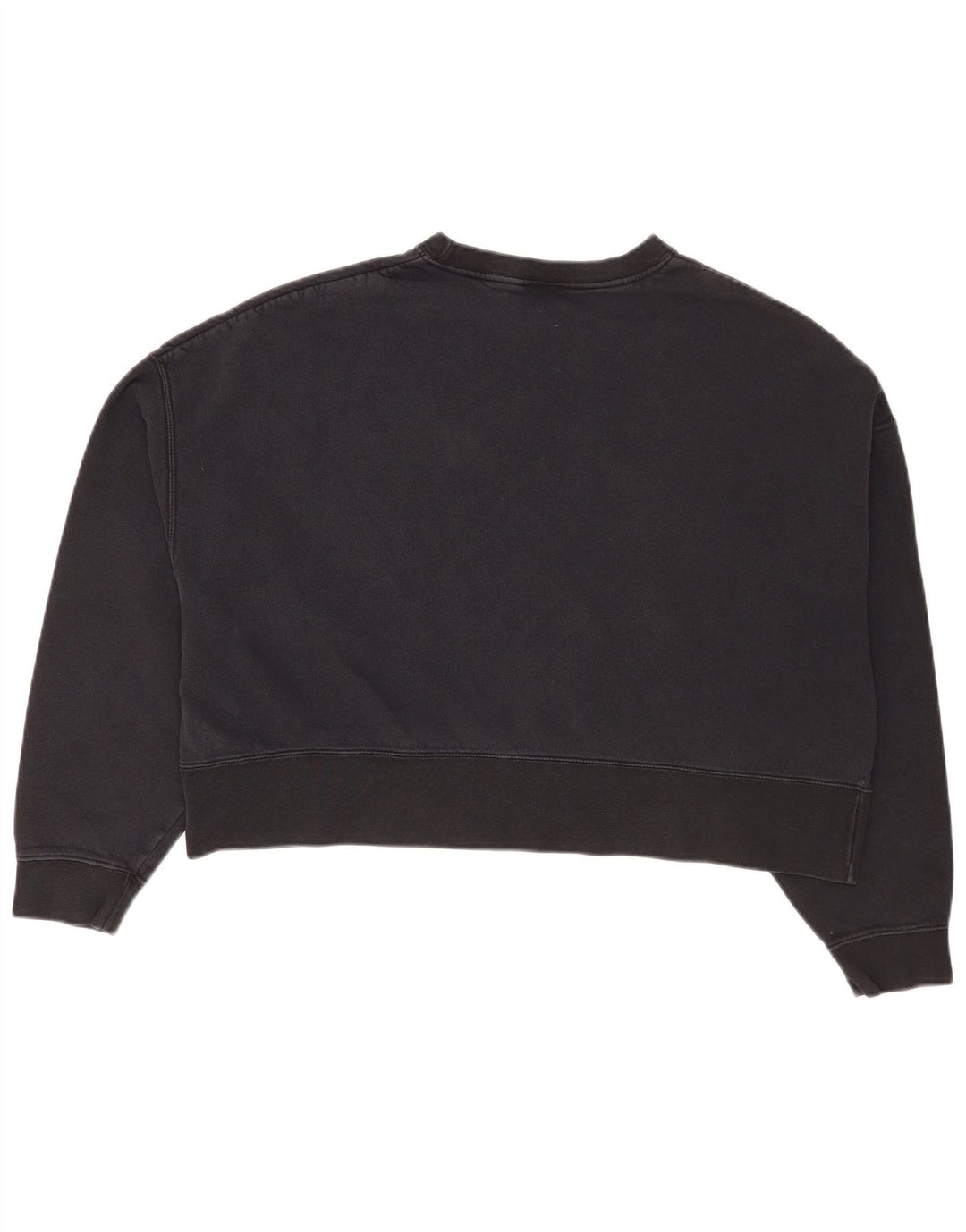 Pulover oversized pentru femei Nike Crop, UK 14, bumbac mediu negru