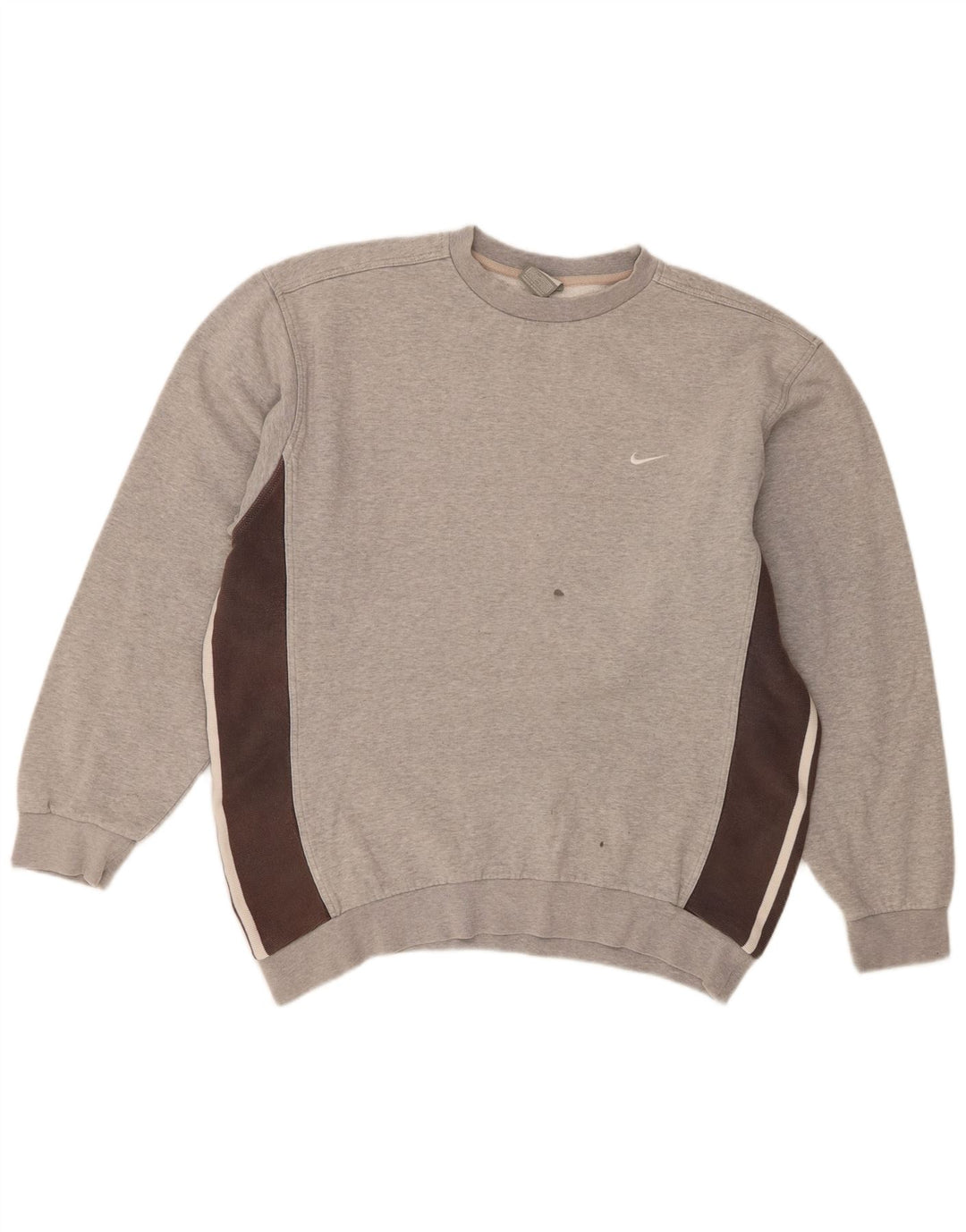 Pulover Nike pentru bărbați, mare, gri, color block, bumbac