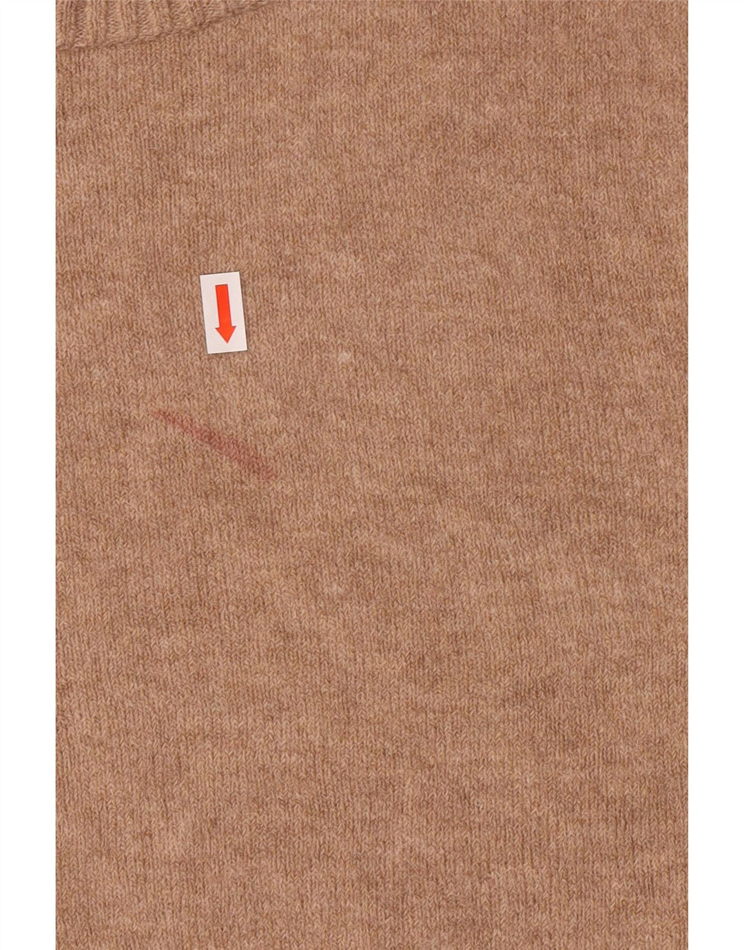 J. CREW Pulover cu decolteu rotund pentru femei Marea Britanie 14 Nailon maro mediu