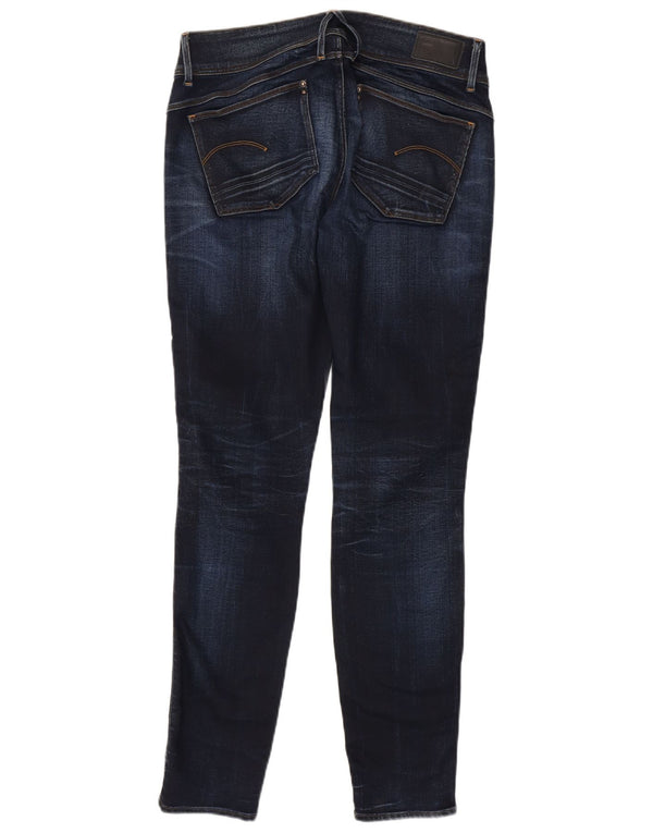 G-Star Womens Skinny Jeans W30 L32 Navy Blue Cotton