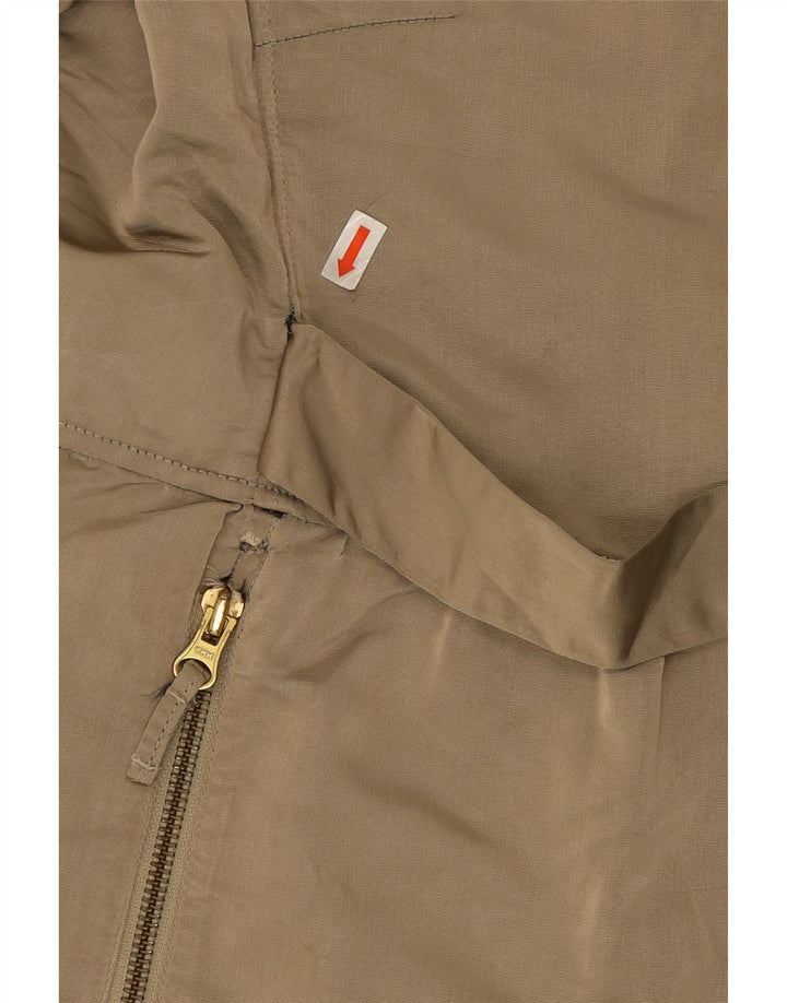 MASSIMO DUTTI Womens Bomber Jacket UK 14 Large Brown Polyamide Vintage Massimo Dutti and Second-Hand Massimo Dutti from Messina Hembry 
