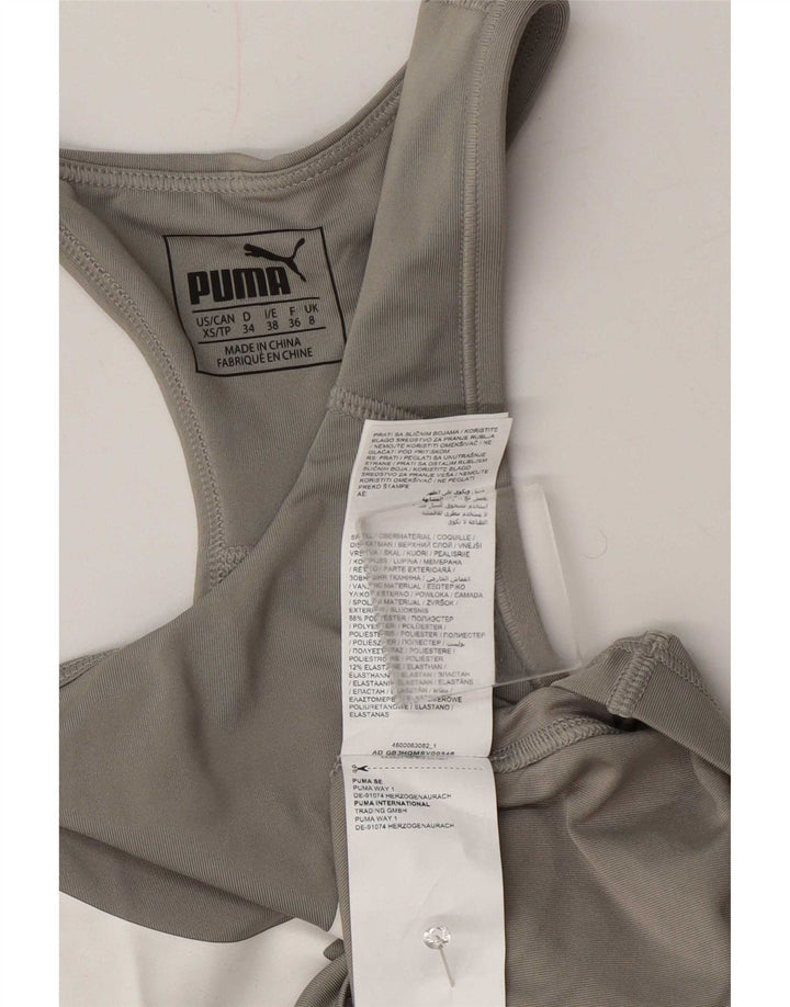 Top cu vestă grafică pentru femei Puma UK 8 Small Gri Poliester