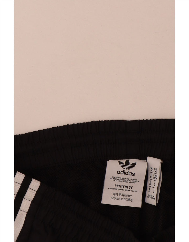 Pantaloni de trening Adidas pentru bărbați, cu imprimeu, mărimea M, culoare neagră, din poliester