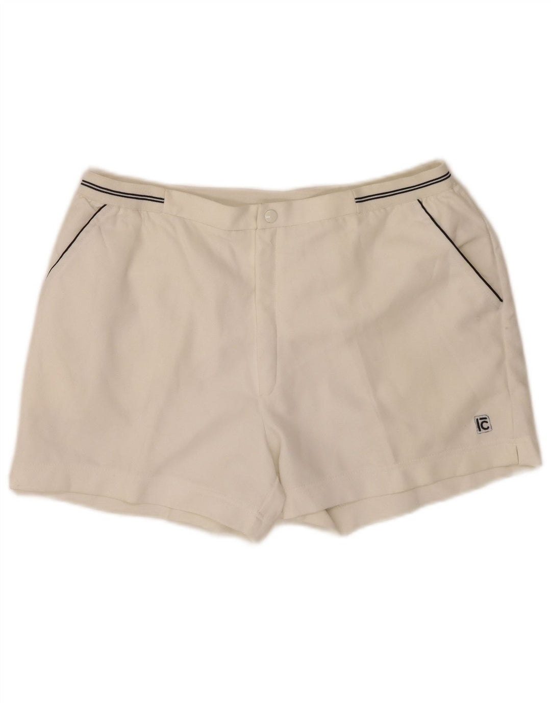 Pantaloni scurți chino Campagnolo pentru bărbați W32 Poliester alb mediu