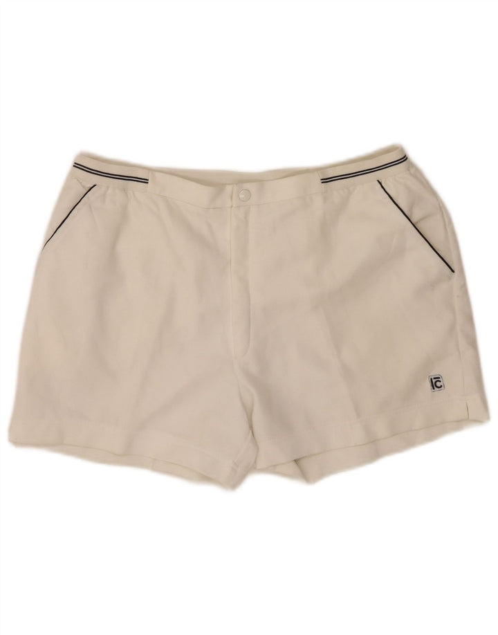 Pantaloni scurți chino Campagnolo pentru bărbați W32 Poliester alb mediu