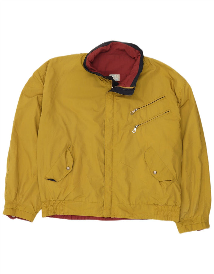 VINTAGE Mens Reversible Jacket UK 42 XL Green