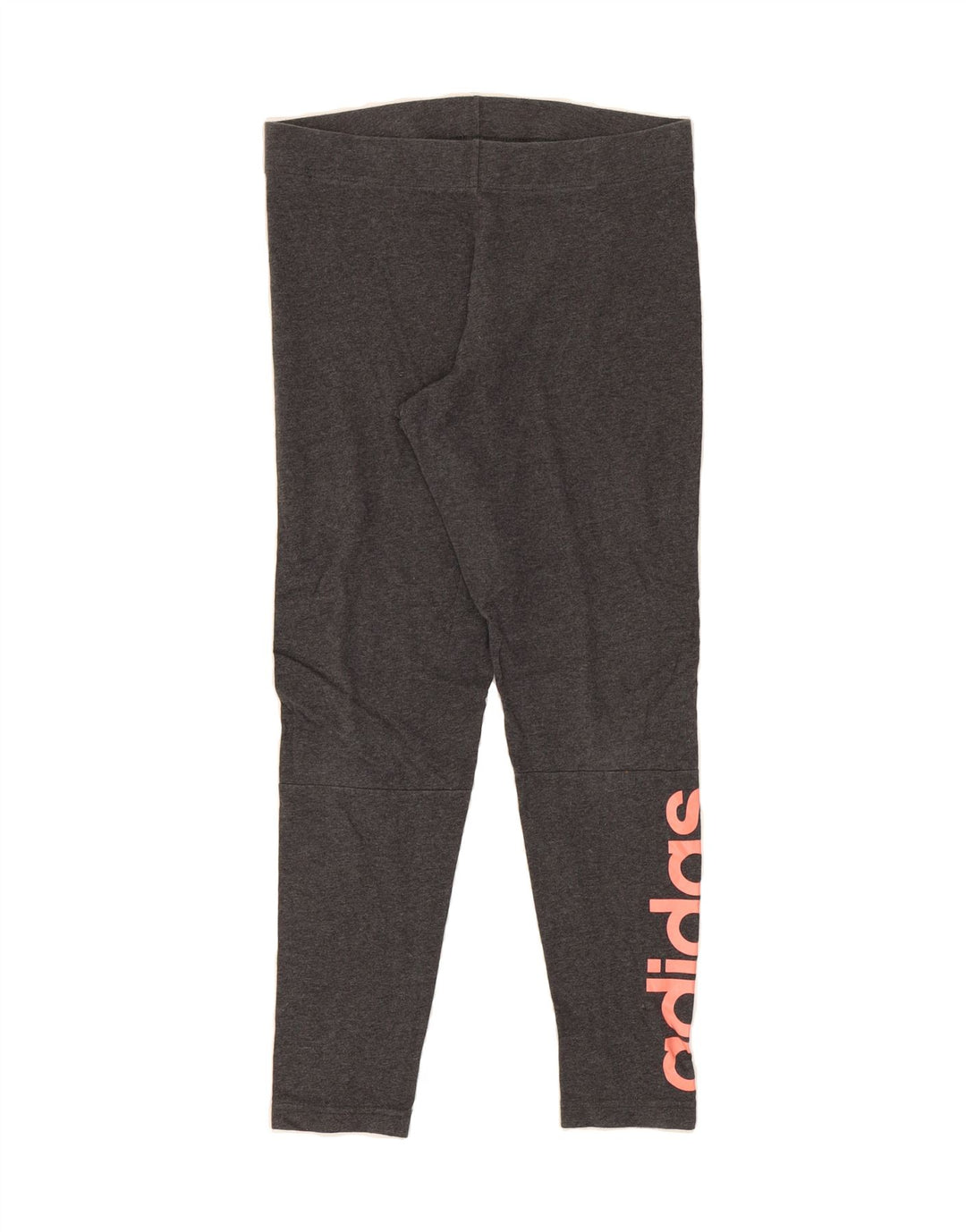 ADIDAS Womens Graphic Leggings UK 12 Medium Grey Vintage Adidas and Second-Hand Adidas from Messina Hembry 