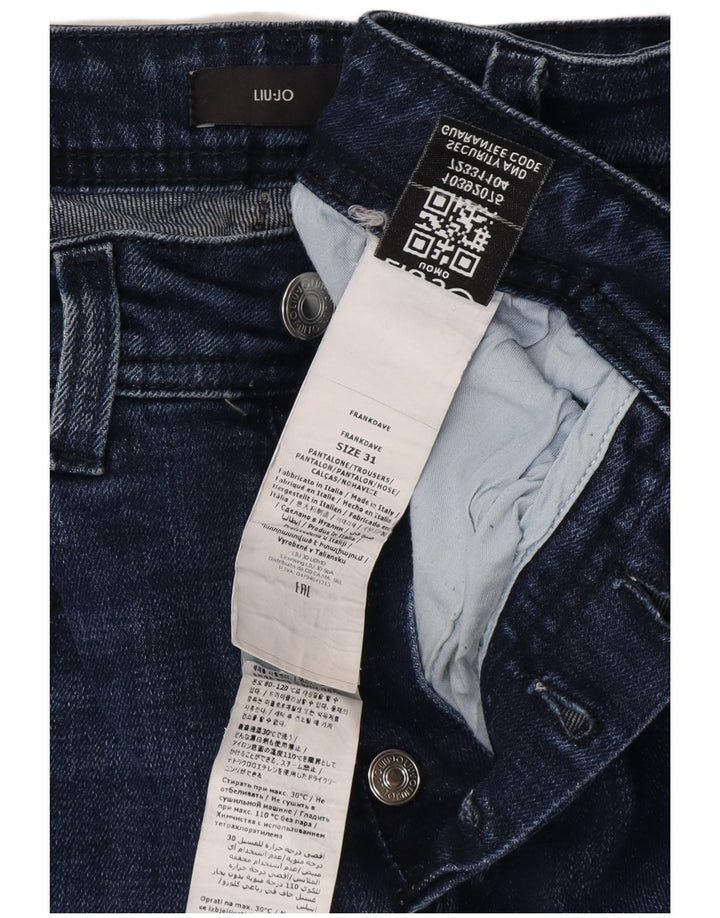 Blugi Frank Slim pentru femei LIU JO W31 L29 bleumarin