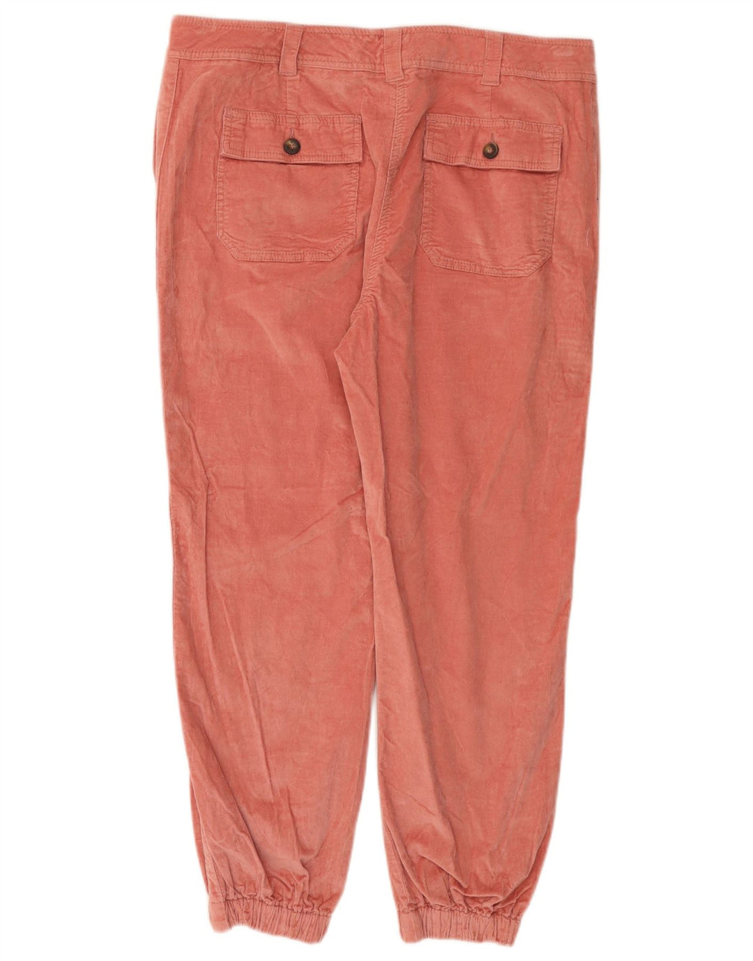 BODEN Pantaloni de jogging crop pentru femei, din velur, UK 14 Large W34 L25 Roz