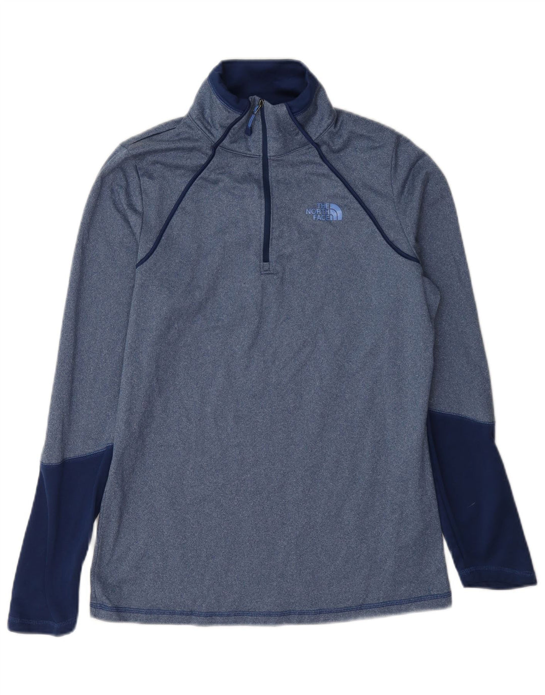 Top de trening The North Face pentru femei Pullover UK 12 Medium Blue Colorblock