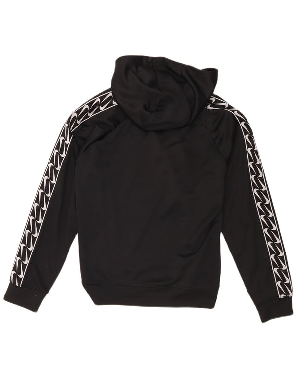 Pulover cu glugă supradimensionat cu grafic Nike pentru femei UK 6 XS Poliester negru