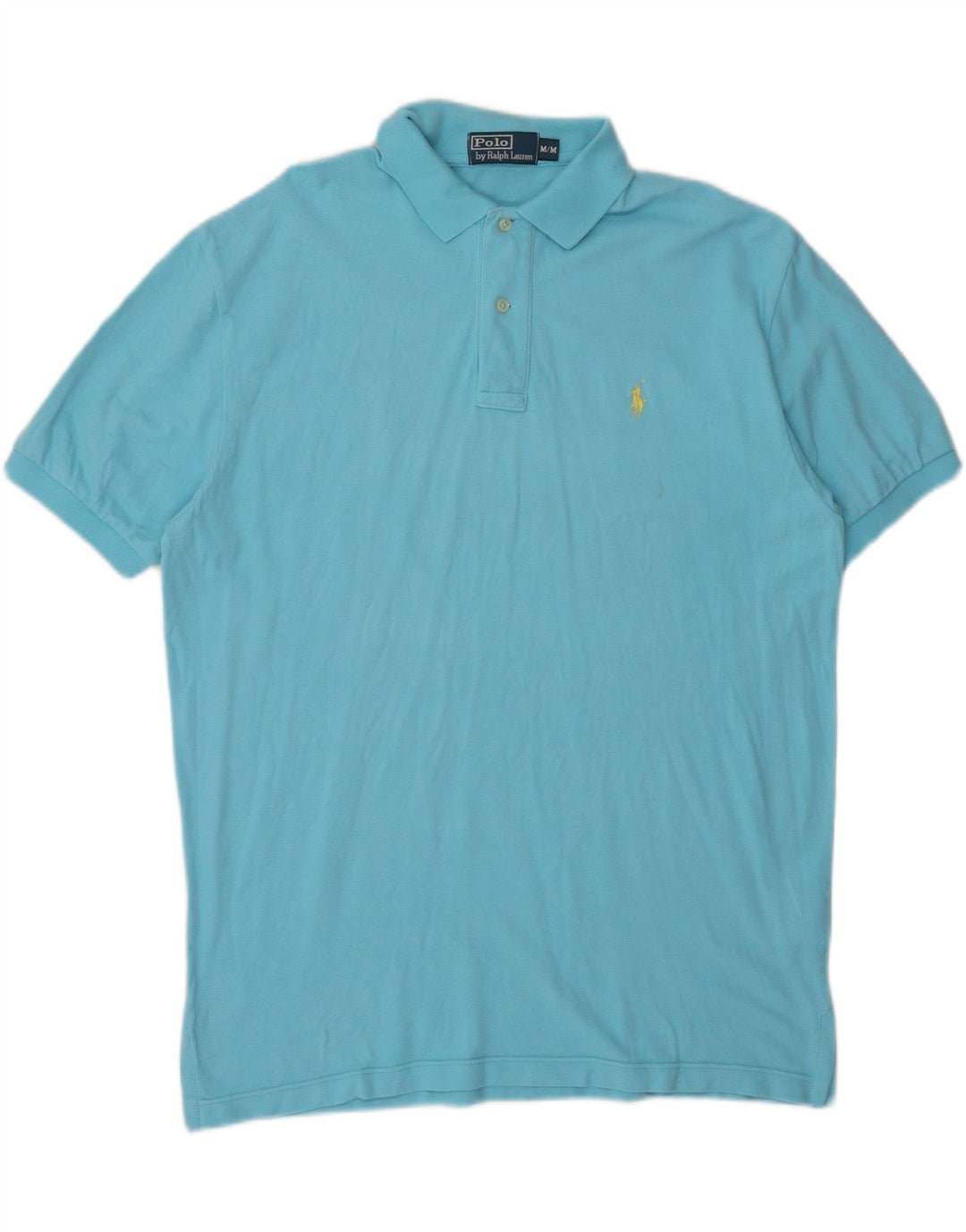 Cămașă polo Polo Ralph Lauren pentru bărbați, bumbac albastru mediu