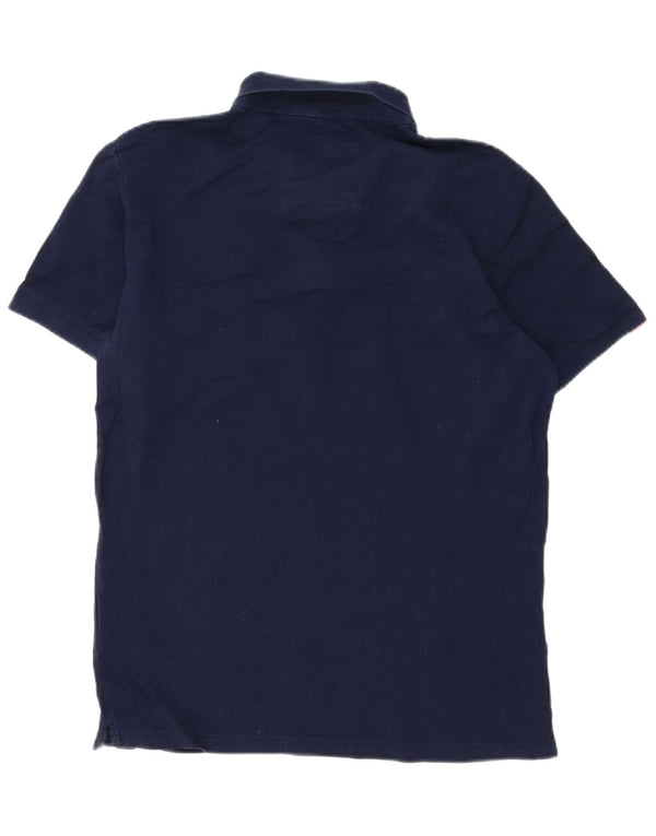Tricou polo pentru bărbați Superdry XL, bumbac bleumarin