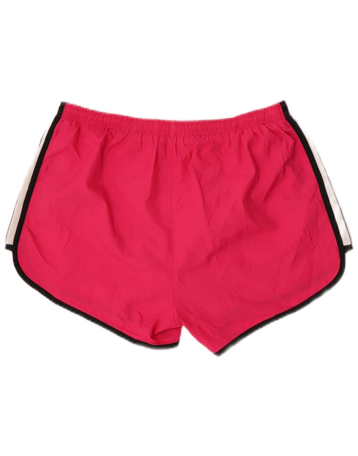 Pantaloni scurți sport Nike Dri Fit pentru femei US 8/10 Roz mediu Poliester color bloc