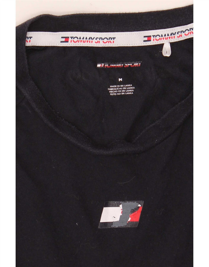Tricou pentru bărbați Tommy Hilfiger Top mediu din bumbac bleumarin