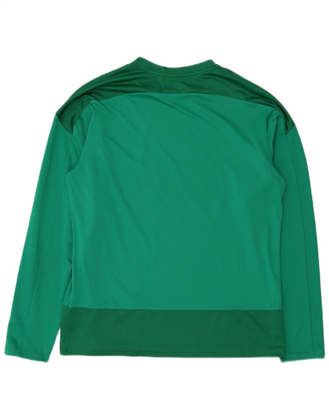 Top pentru bărbați Puma cu mânecă lungă XL, verde, poliester color bloc