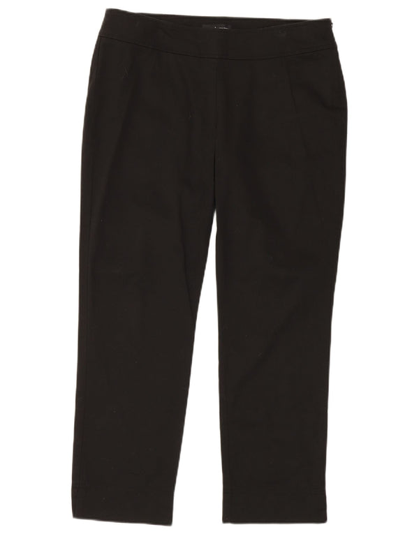ROCCOBAROCCO Womens Straight Casual Trousers IT 46 Large W34 L26 Black
