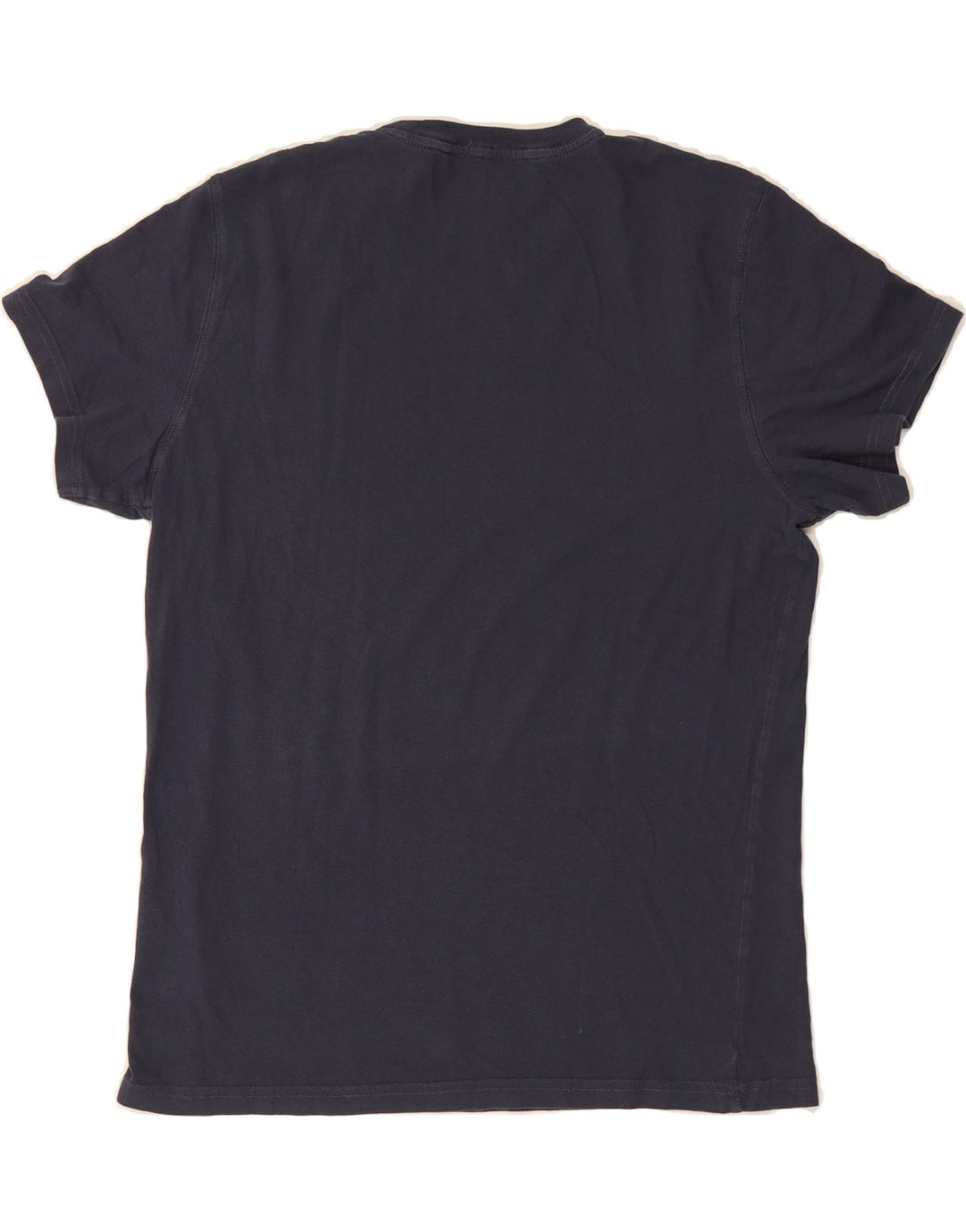 TOMMY HILFIGER Mens Graphic T-Shirt Top Medium Navy Blue Cotton Vintage Tommy Hilfiger and Second-Hand Tommy Hilfiger from Messina Hembry 