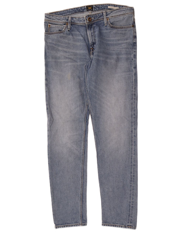 Blugi Lee Selvage Stretch Slim W29 L31 Bumbac albastru