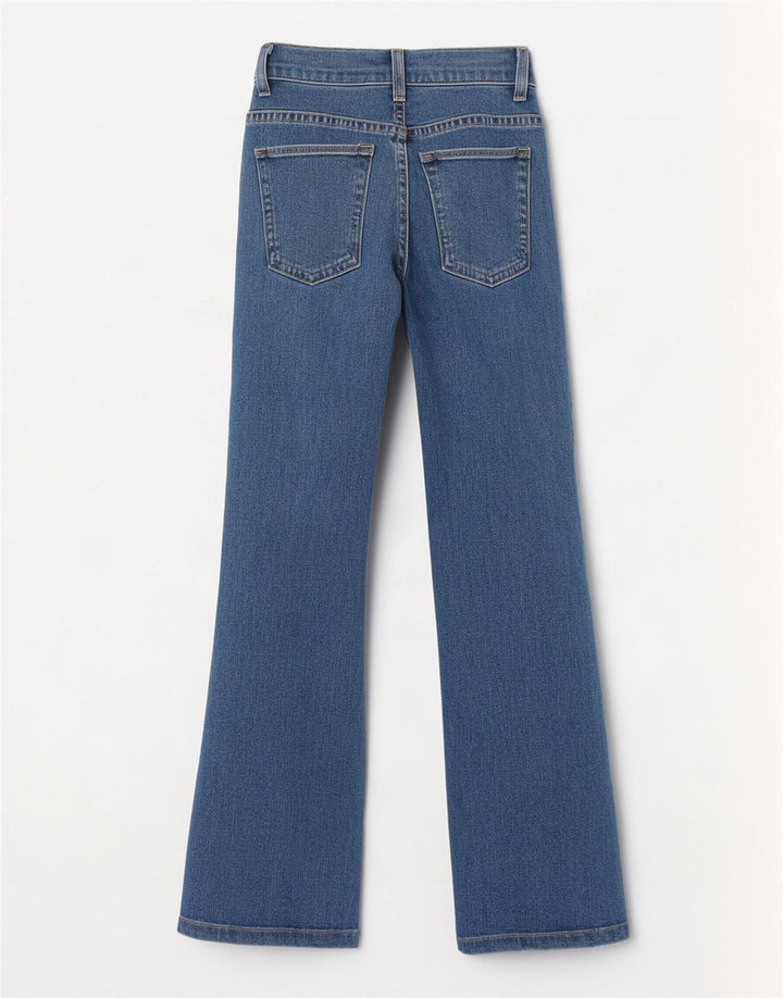 Blugi Bootcut pentru femei Lee W26 L31 Bumbac albastru