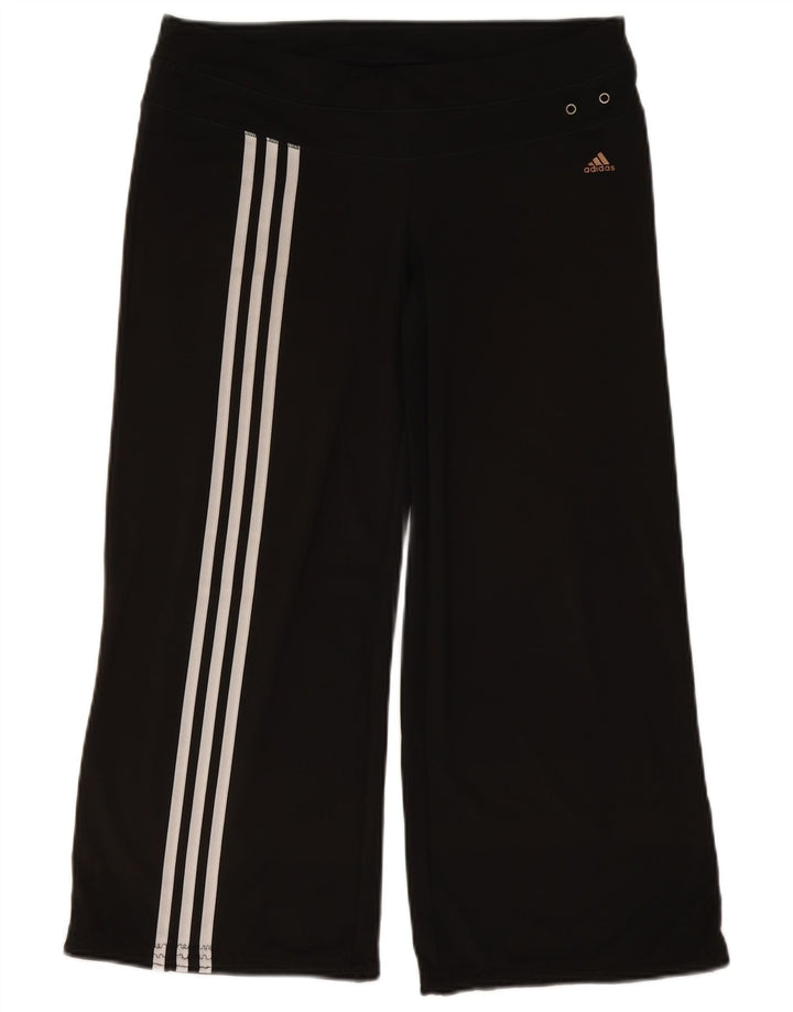 Pantaloni de trening Adidas Climacool pentru femei UK 16 Poliester negru mare