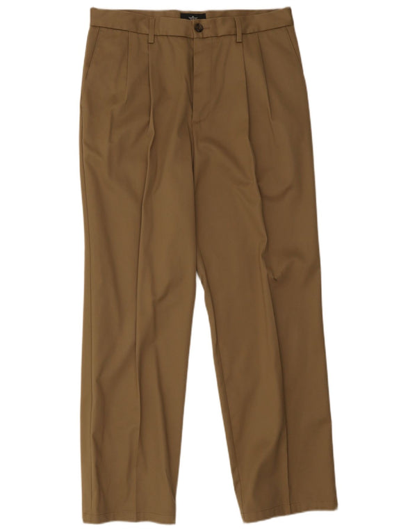 Pantaloni chino pentru bărbați Dockers, cu ajustare clasică, L32 L32, bumbac bej