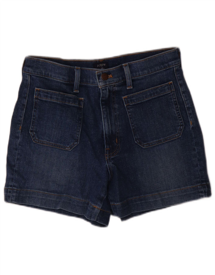 Pantaloni scurți din denim pentru femei J. Crew W28, bumbac albastru bleumarin mediu