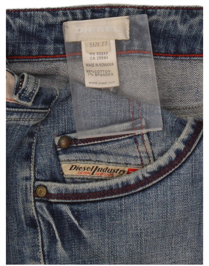 DIESEL Mini Fusta Denim W27 Bumbac Albastru Mic