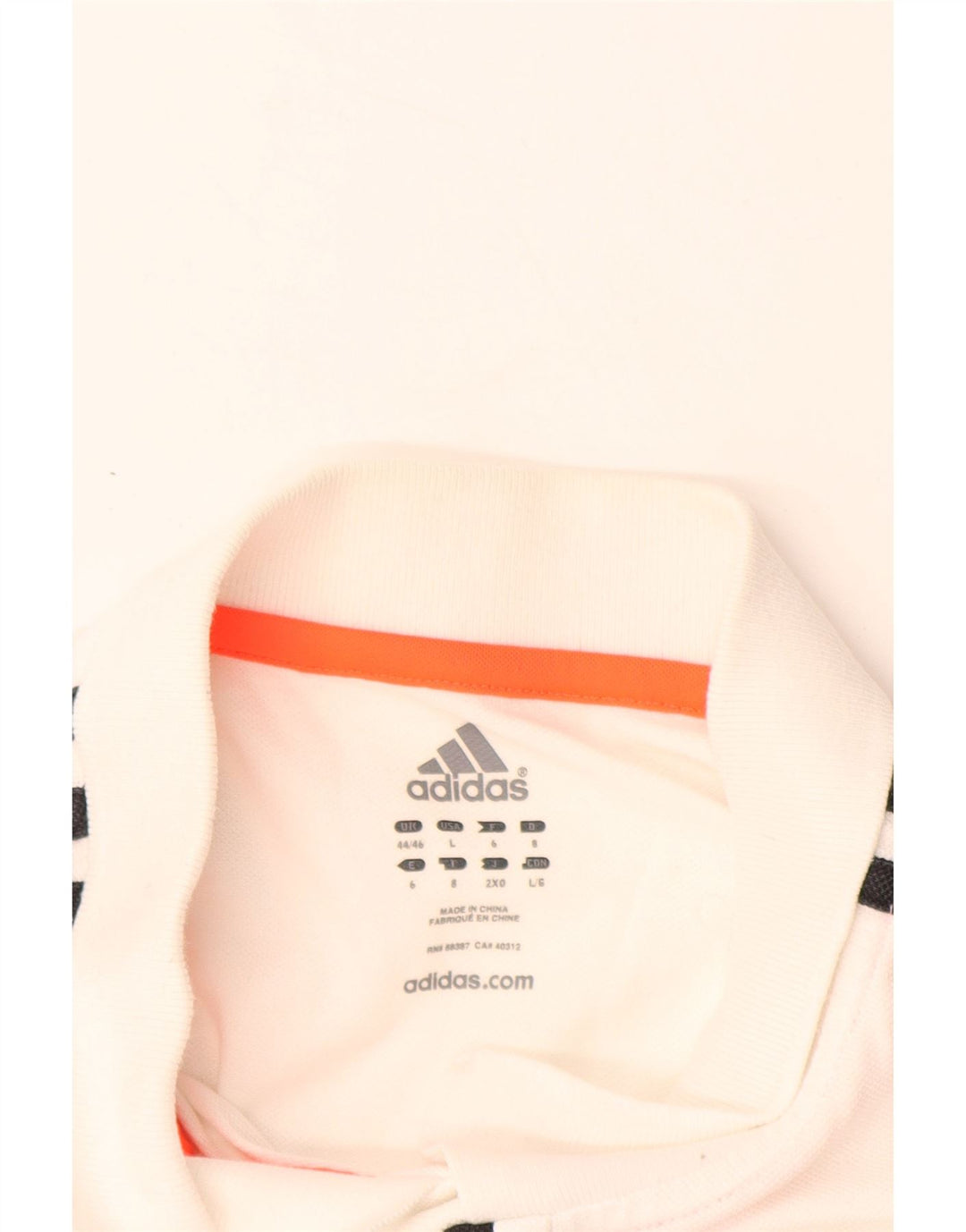 Tricou polo ADIDAS FC Bayern Munchen pentru bărbați Marea Britanie 44/46 Bumbac alb mare