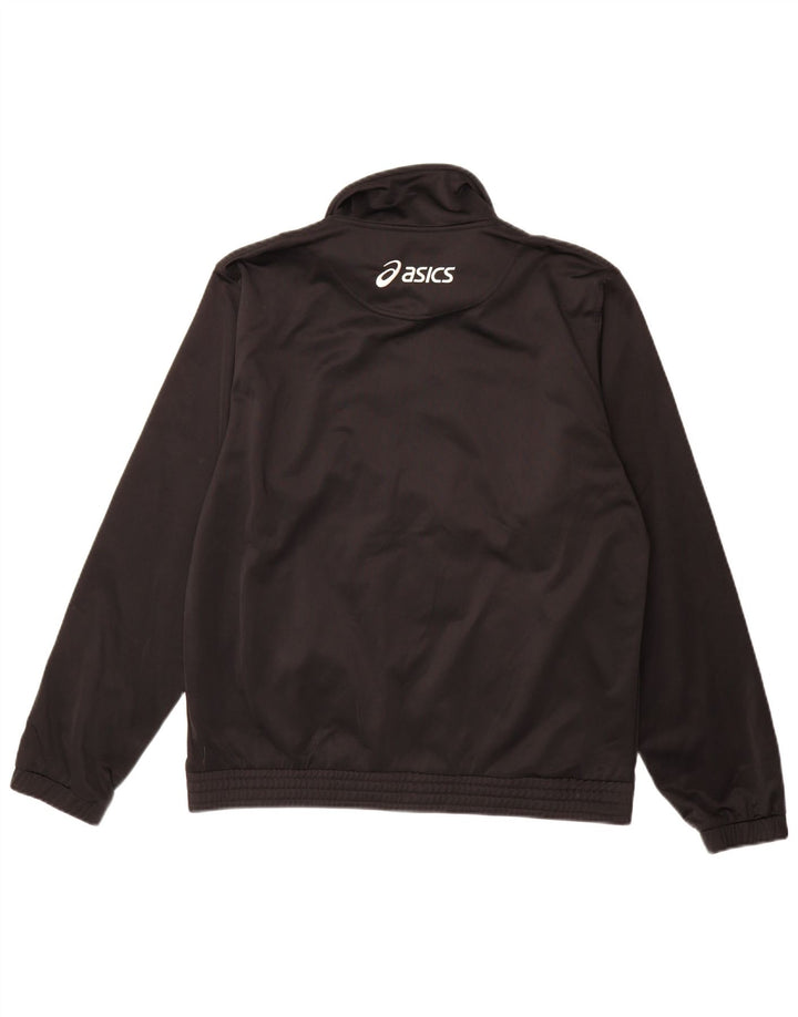 Jachetă de trening Asics pentru bărbați, mare, negru, poliester bloc de culoare