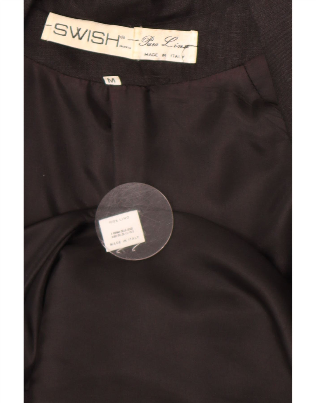 Blazer supradimensionat pentru femei Swish, la două piept, UK 14 Medium Black