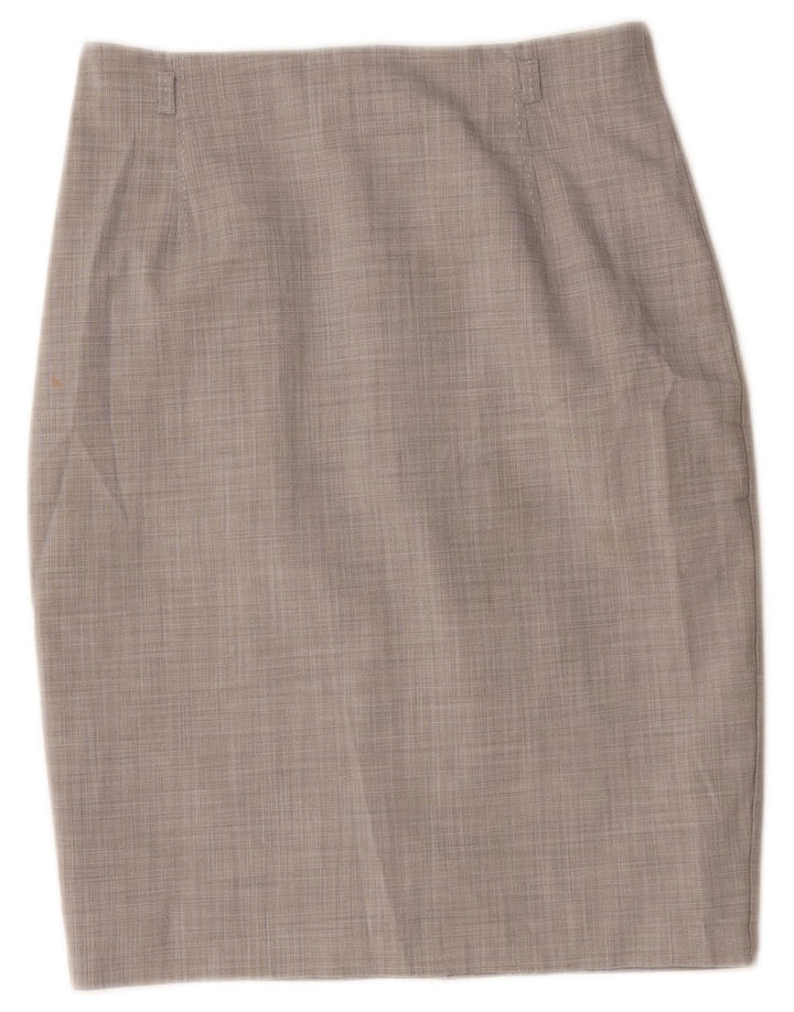 Fusta creion pentru femei Marks & Spencer UK 10 Small W30 Poliester gri