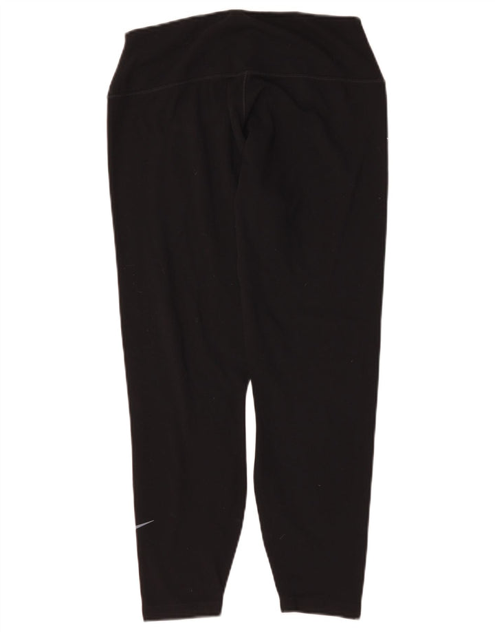 Leggings Dri Fit Nike pentru femei UK 16, mare, negru, poliester