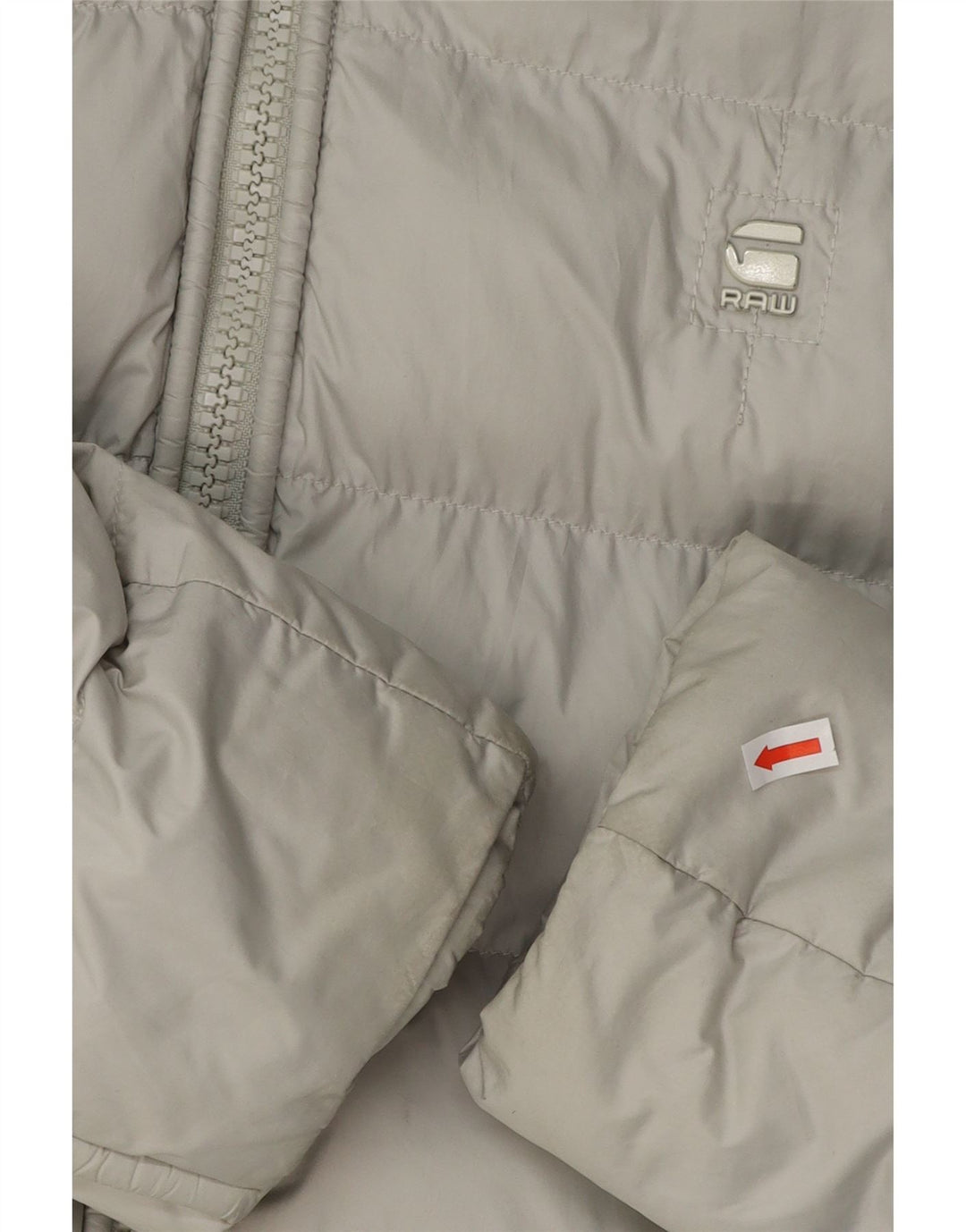 Jachetă căptușită cu glugă pentru bărbați G-STAR UK 38 Poliester mediu gri