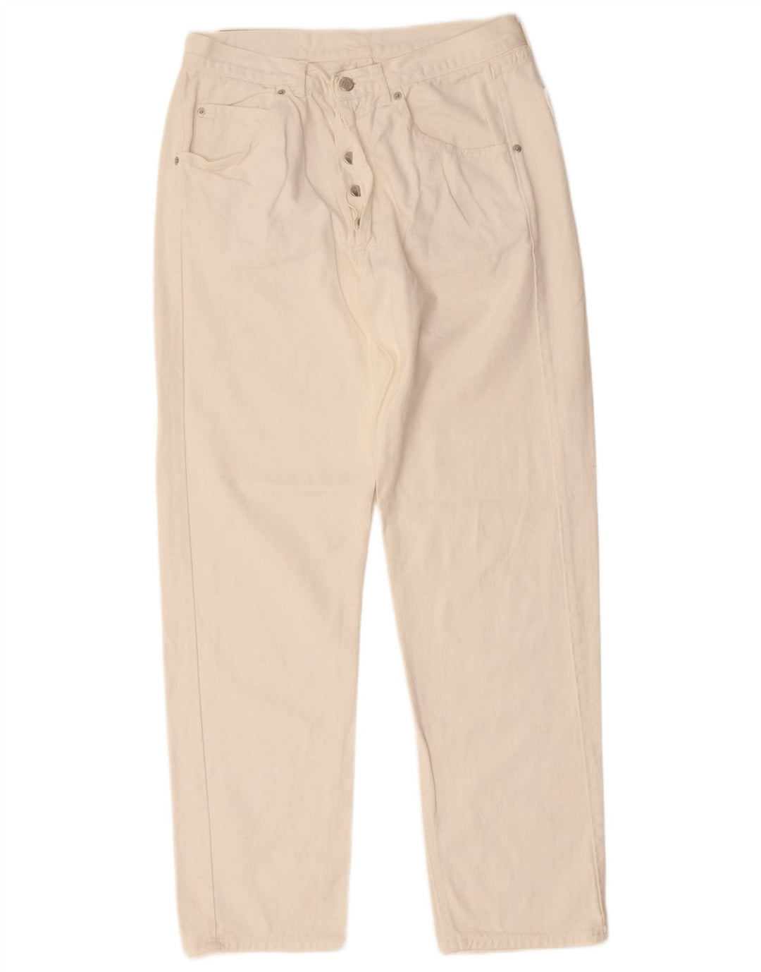 Blugi drepti pentru bărbați Americanino W30 L30 alb