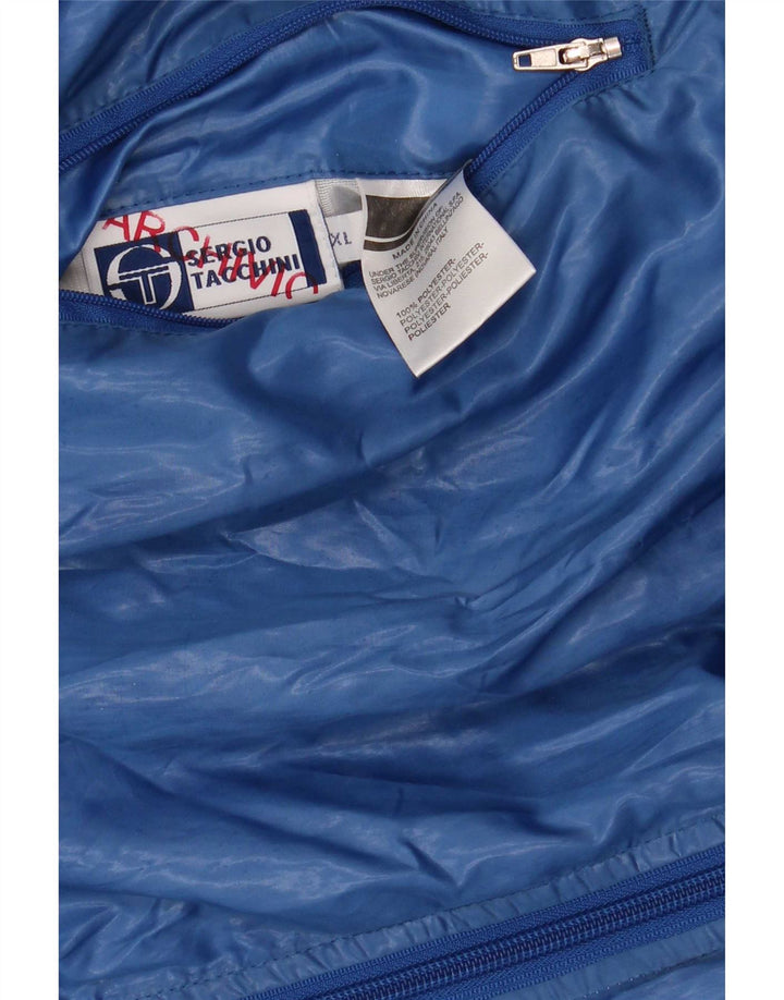 Jachetă reversibilă pentru bărbați Sergio Tacchini UK 42 XL Albastru Poliester color bloc