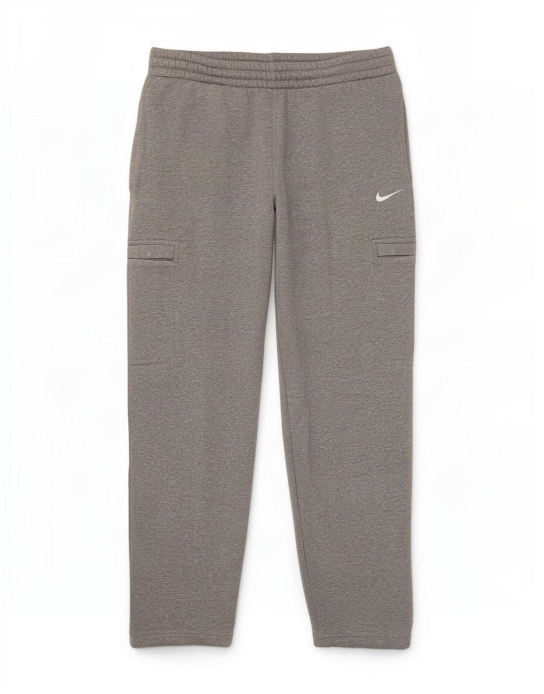 Pantaloni de trening cargo Nike pentru bărbați, mari, gri, bumbac cu pete
