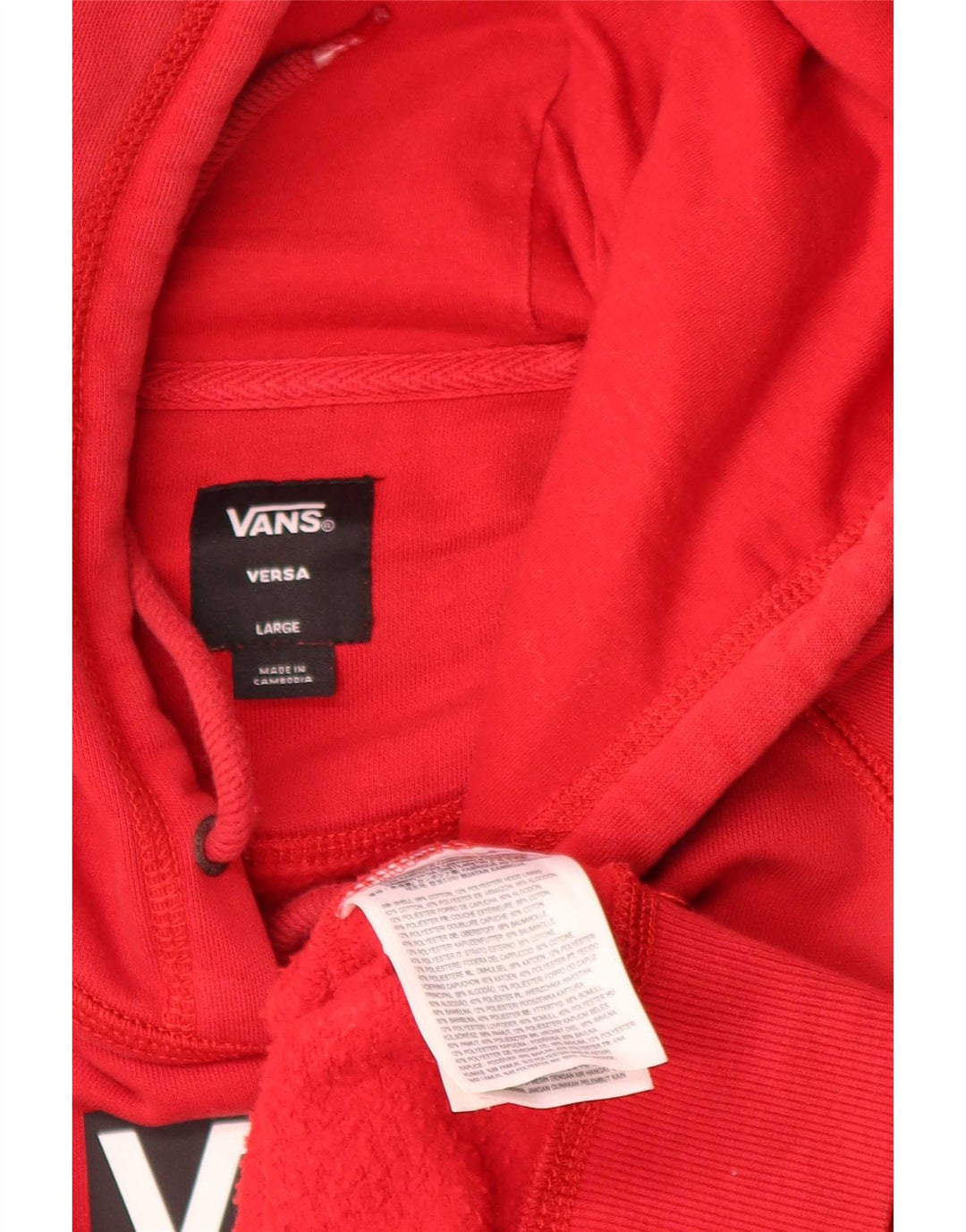 Pulover Vans Versa Graphic pentru bărbați, bumbac mare, roșu