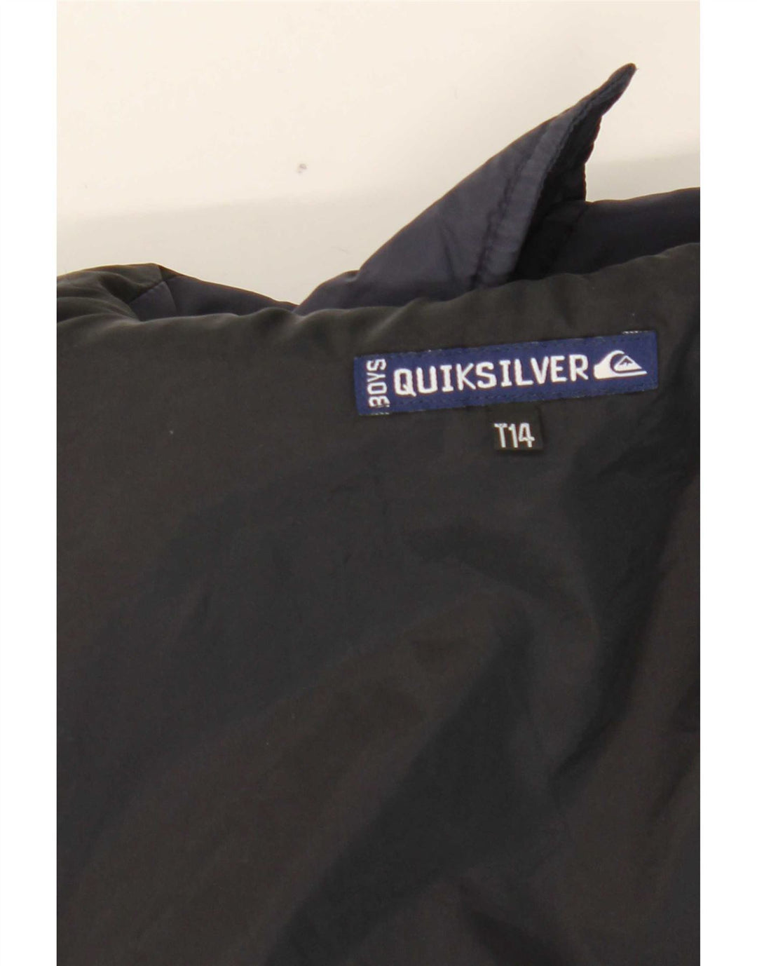 Jachetă de ploaie cu grafică Quiksilver pentru băieți, 13-14 ani, albastru bleumarin