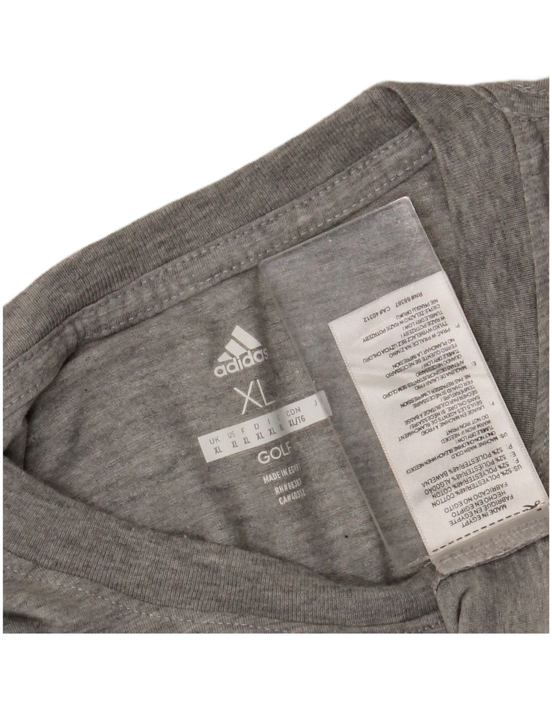 Tricou pentru bărbați Adidas Top XL Gri Poliester