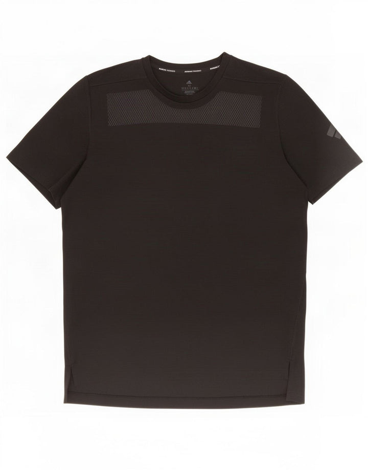 Tricou pentru bărbați Adidas Aeroready Top Mediu Poliester Negru