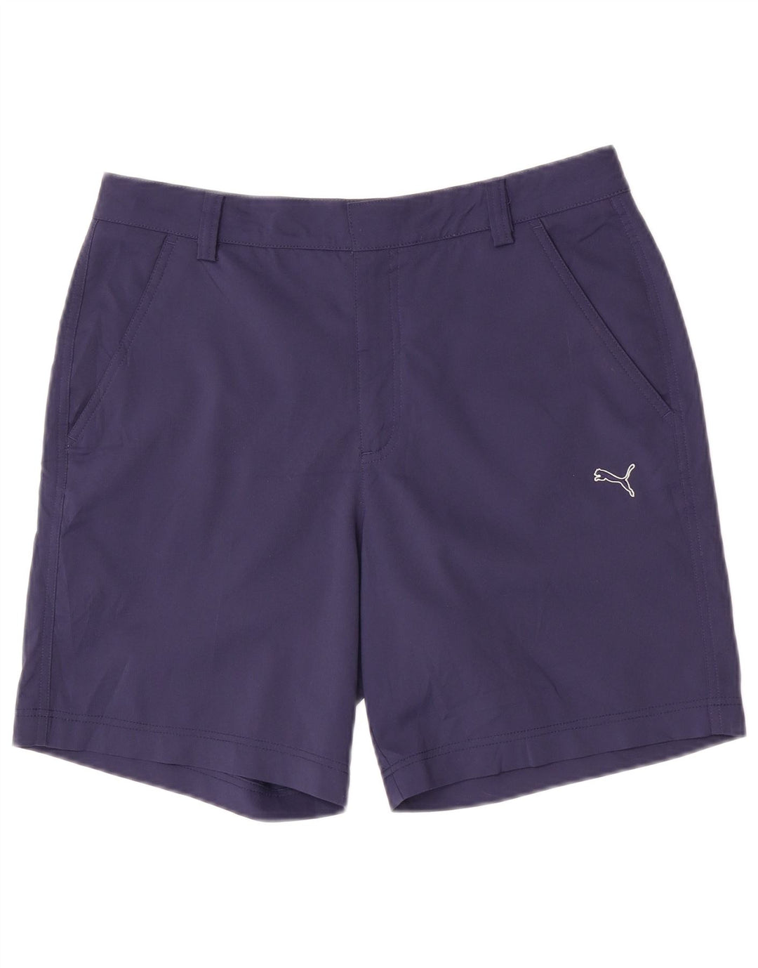 Pantaloni scurti chino pentru femei Puma W32 Large Bleumarin