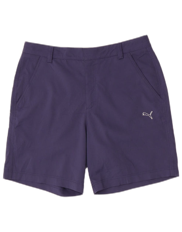 Pantaloni scurti chino pentru femei Puma W32 Large Bleumarin