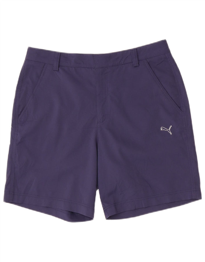 Pantaloni scurti chino pentru femei Puma W32 Large Bleumarin