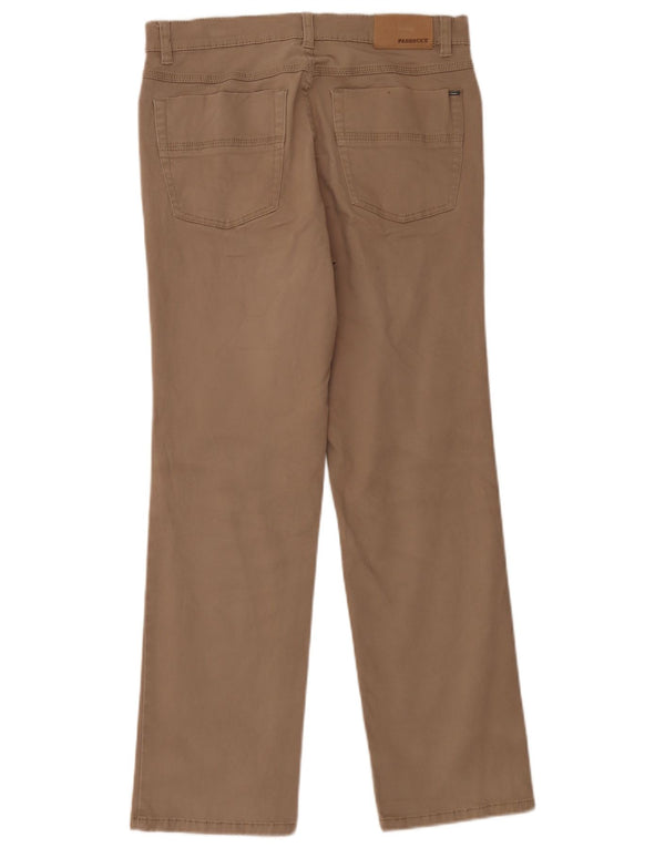 Pantaloni casual drepti pentru bărbați Paddock's W34 L30 bumbac maro