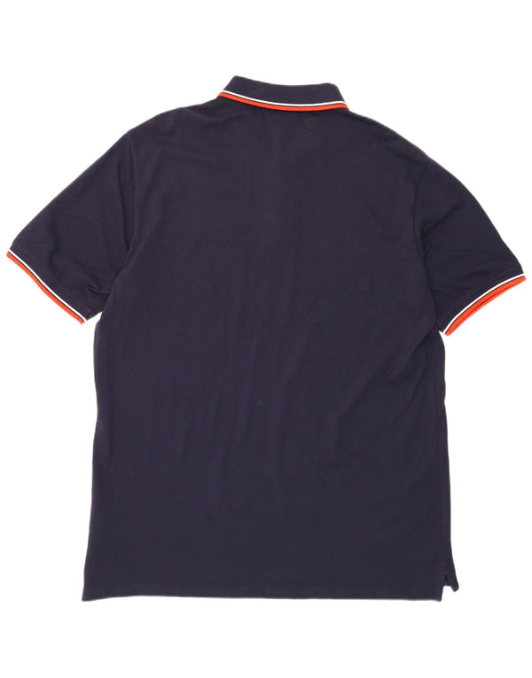 Tricou polo Sergio Tacchini pentru bărbați 2XL, bumbac bleumarin